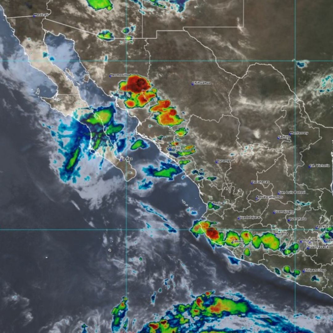 Lluvias en México. Foto: Conagua